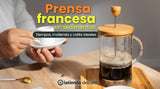 Prensa francesa sin sedimentos: tiempos, molienda y cafés ideales latienda.delcafé