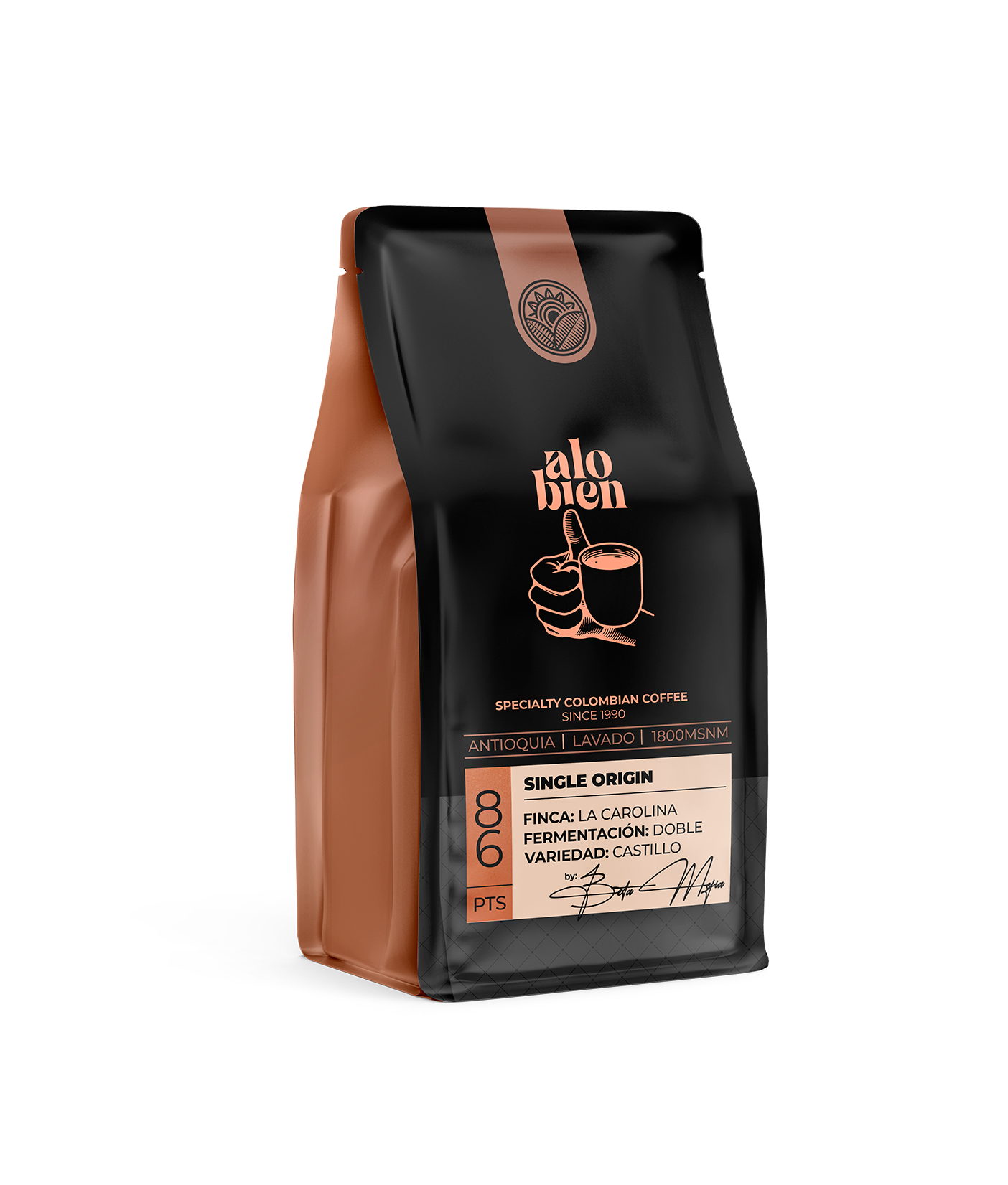 café colombiano Alo bien