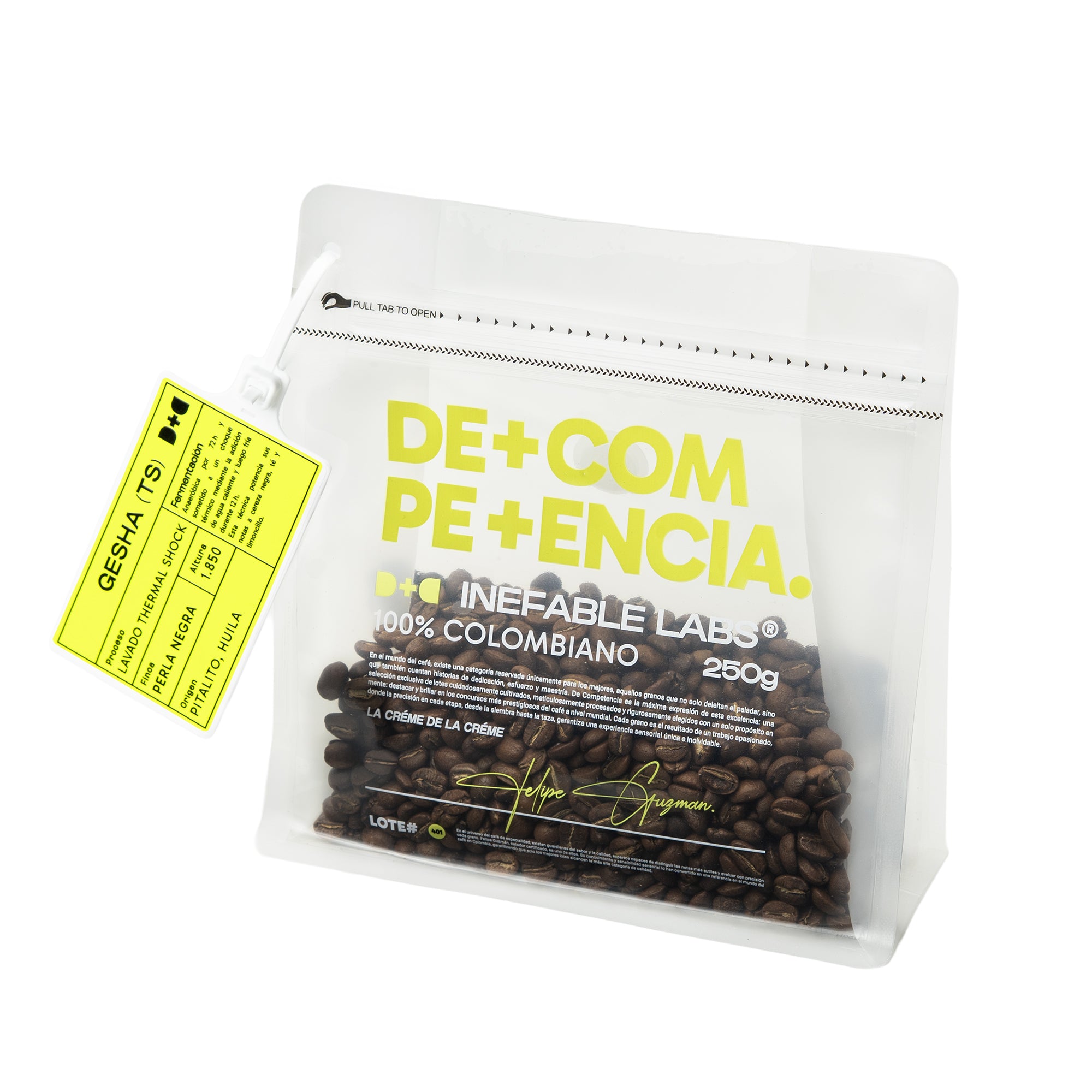 Café Especial  DE+COMPE+ENCIA