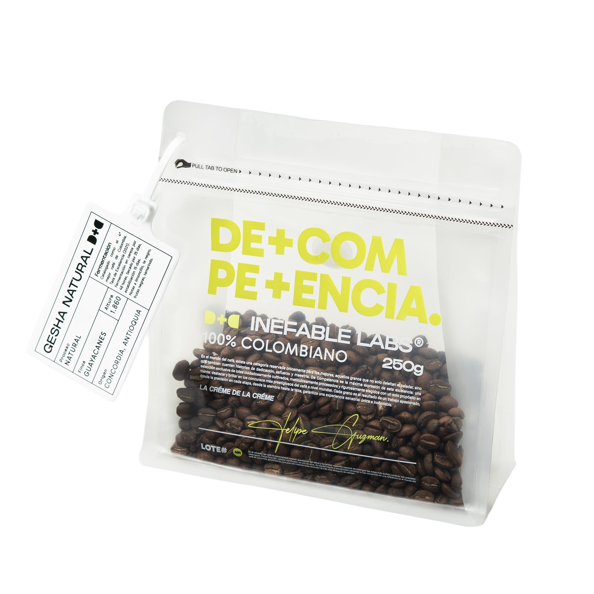 Café Especial  DE+COMPE+ENCIA