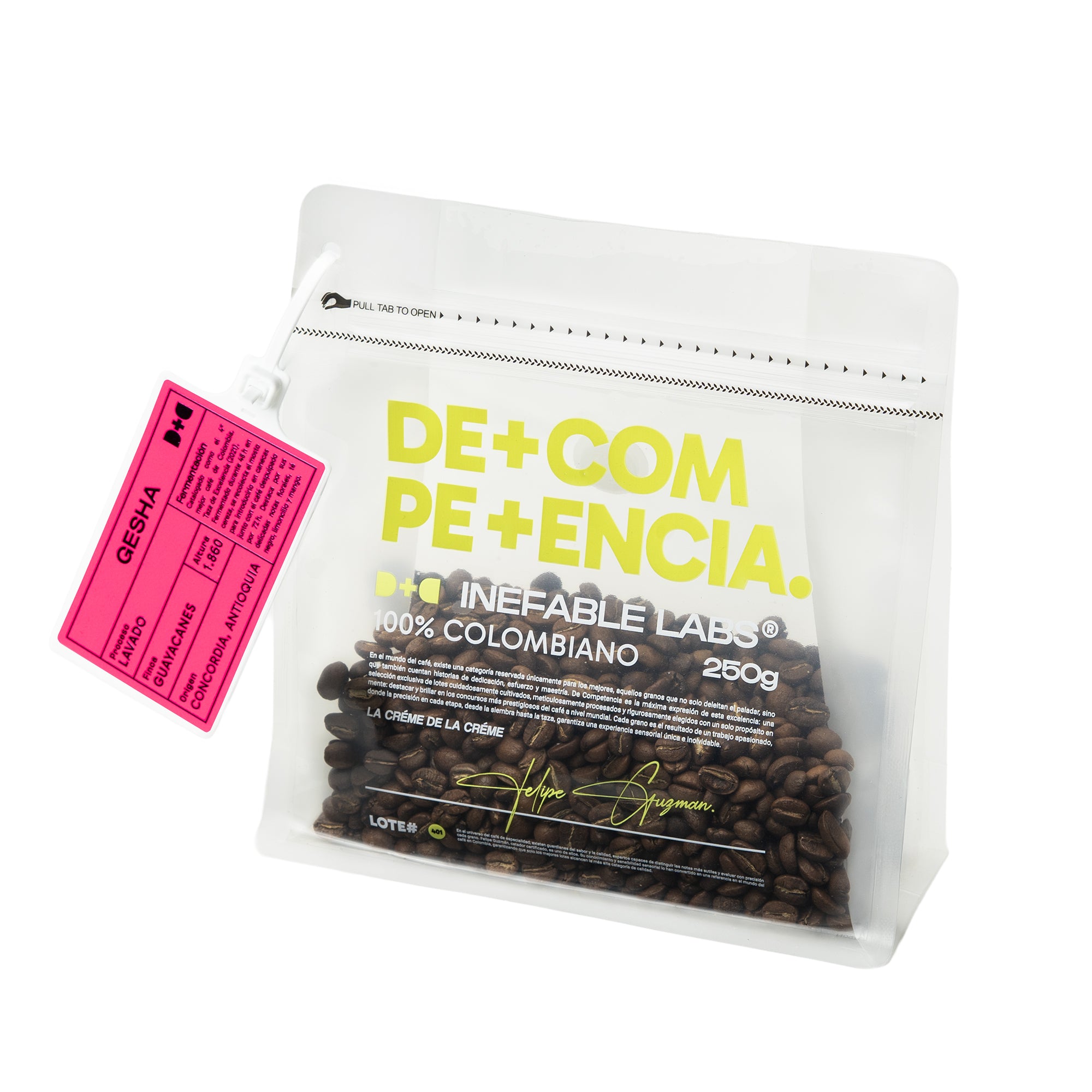 Café Especial  DE+COMPE+ENCIA