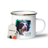 mug peltre oso de anteojos