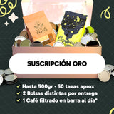 Suscripción Oro (2 bolsas).