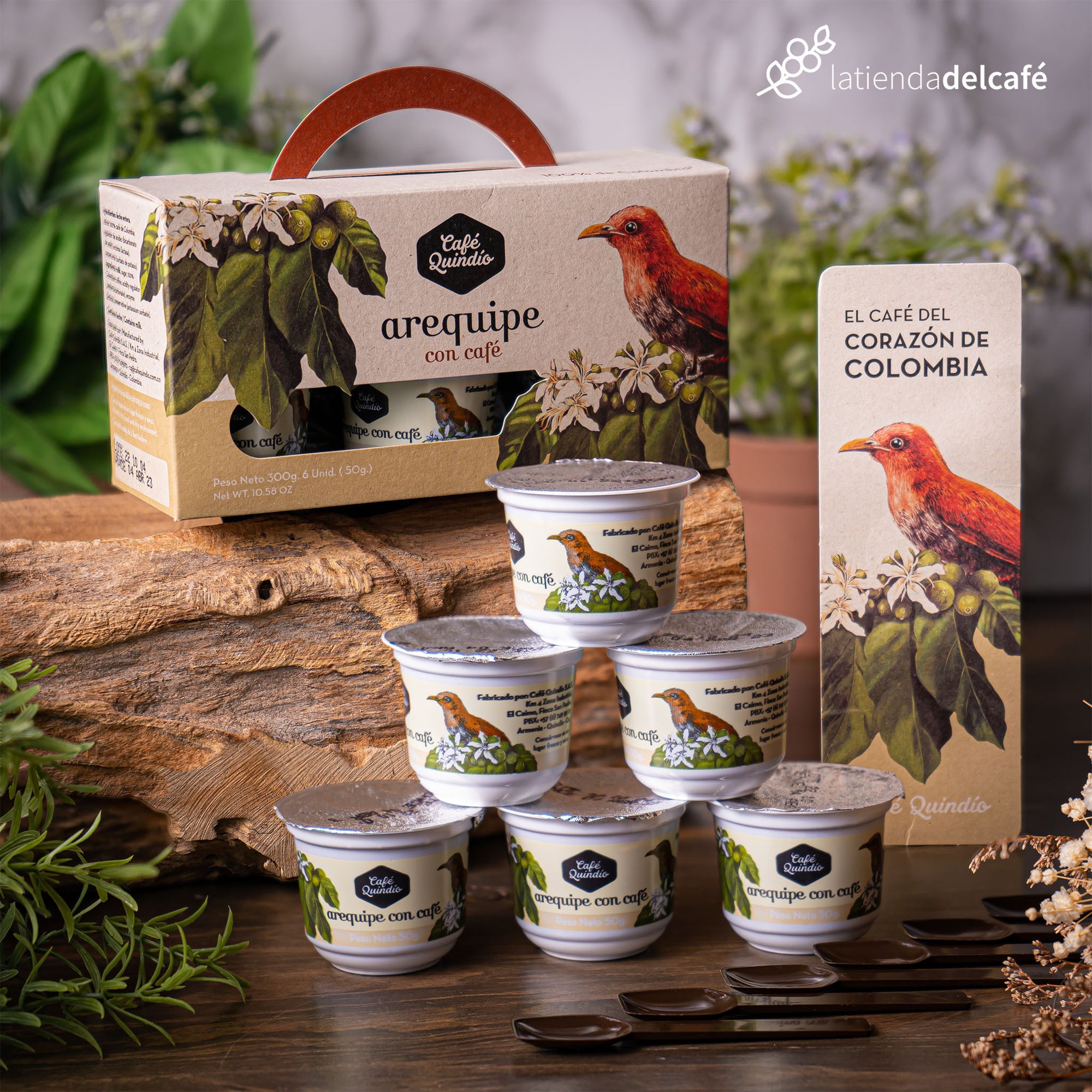 Arequipe con Café Kit x 6 Café Quindio