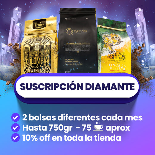 Suscripción Diamante - café especial colombiano