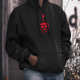 hoodie negro capota peligro